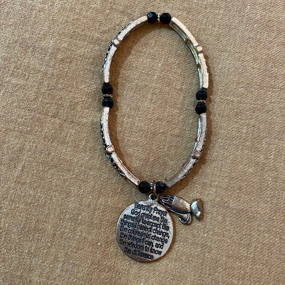 Serenity prayer bracelet